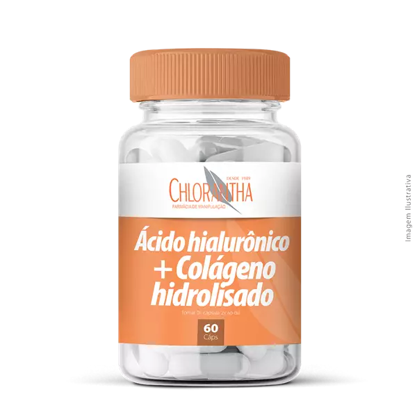Ácido Hialurônico + Colágeno Hidrolisado 60 Cápsulas Ácido Hialurônico + Colágeno Hidrolisado 60 Cápsulas
