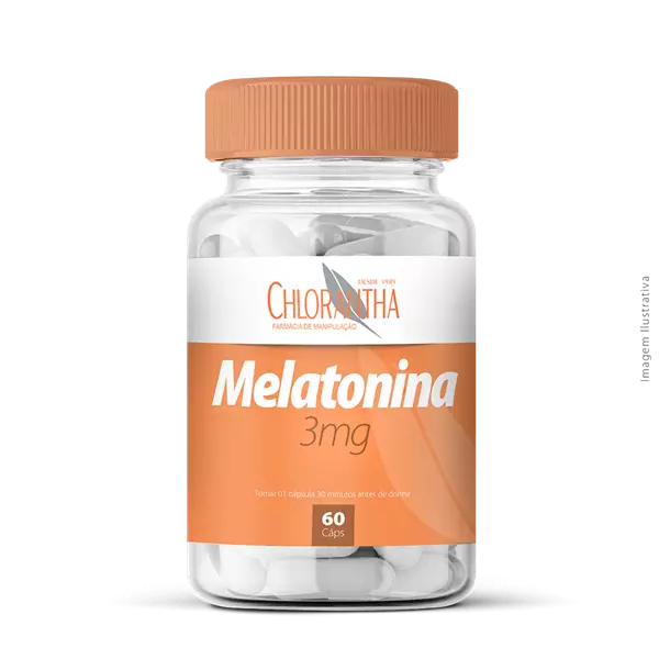 Melatonina 3mg 60 Cápsulas Melatonina 3mg 60 Cápsulas