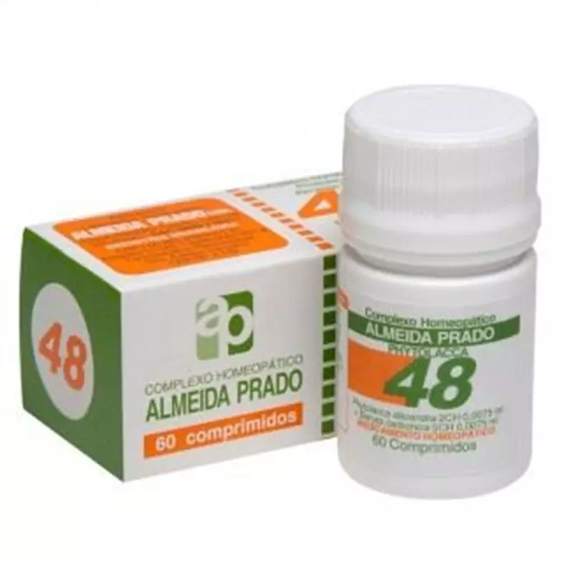 Complexo Homeopático Phytolacca Almeida Prado nº 48 60 comprimidos