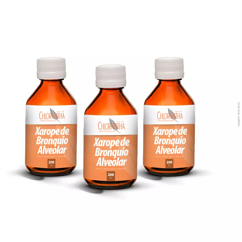 KIT 3 Xaropes de Bronquio Alveolar 200ml